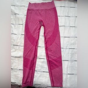 PINK pink seamless contour leggings size small